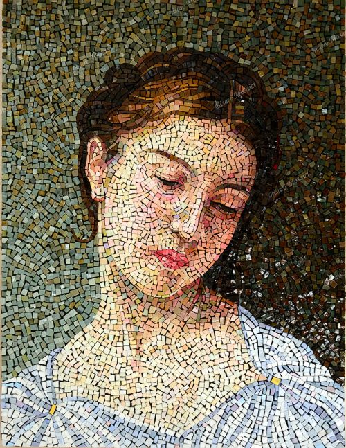 016 Ritratto di giovane donna -omaggio a W. Bouguereau